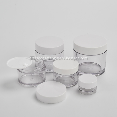 Various Capacities Plastic PETG Cosmetic Cream Jar